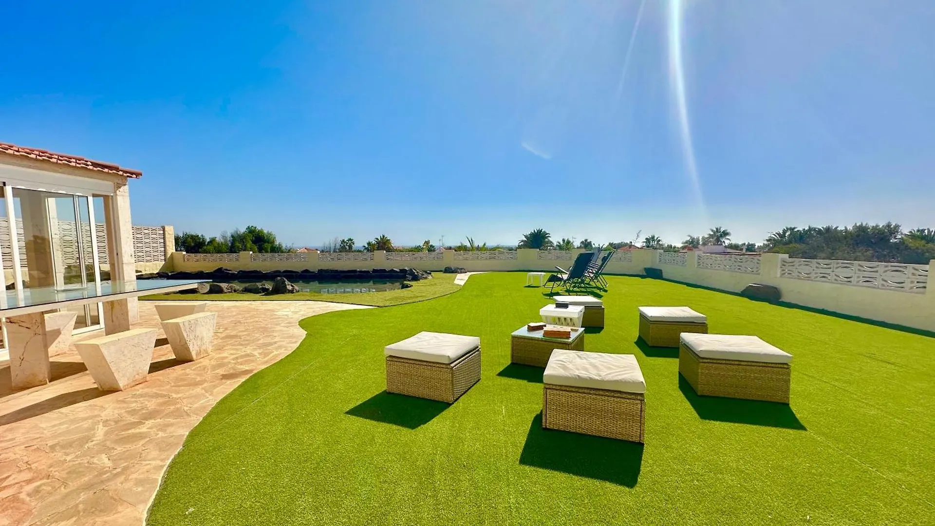Las Rocas Villa Con Piscina Privada De Piedra, Vista Mar, Jardines, Asadero Y Wifi Parque Holandes 0*,