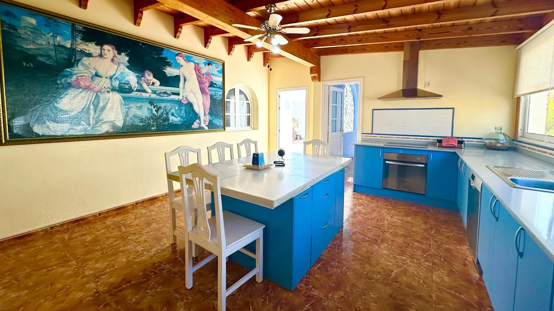 Las Rocas Villa Con Piscina Privada De Piedra, Vista Mar, Jardines, Asadero Y Wifi Parque Holandes